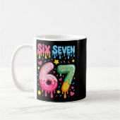Mug Glace 67 Mème Drôle Six Sept Argot Gen Alpha (Gauche)