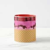 Mug Glace à la fraise avec cône de gaufre (Centre)