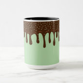 Mug Glace au Matcha, Glaçage Choco Fondu Sprinkles (Centre)