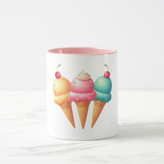 Mug Glace colorée (Centre)