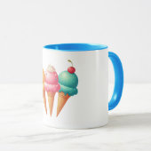 Mug Glace colorée (Devant droit)
