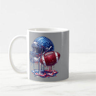 Mug Glace Crème Goutte Hommes Femmes Jeu Football Amér
