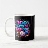 Mug Glace de baseball qui coule 100 jours d'école élèv (Gauche)