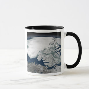 Mug Glace de mer arctique au-dessus de l'Amérique du