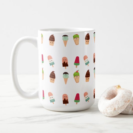 Mug glace d'été (Avec donut)