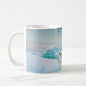 Mug Glace et neige | Adelie Penguins Antarctique (Gauche)