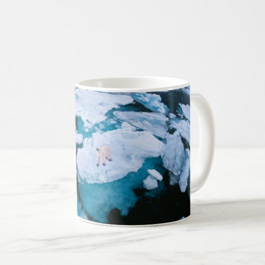 Mug Glace et neige | Ours polaire, Océan Arctique, Sva (Devant droit)
