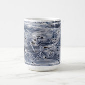 Mug Glace et non pas de la glace avec bordure (Centre)