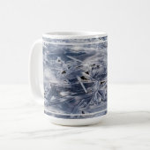 Mug Glace et non pas de la glace avec bordure (Devant gauche)