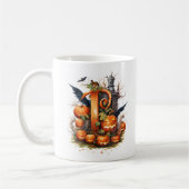 Mug Glace faite avec Citrouille : Coupe d'Halloween -  (Gauche)
