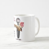 Mug Glace Fête des mariées ramassée vers le haut (Devant droit)