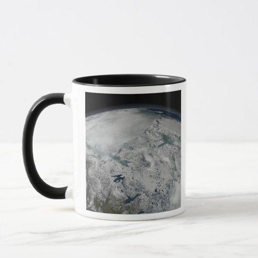Mug Glace marine au-dessus de l'Amérique du Nord (Gauche)