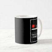 Mug Glace Pêche Drapeau de signalisation La seule bann (Devant droit)