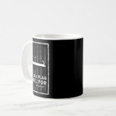 Mug Glace Pêche Drapeau de signalisation La seule bann (Devant gauche)