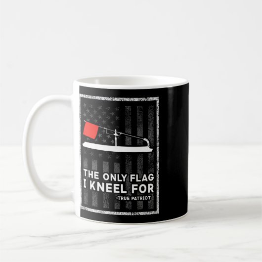 Mug Glace Pêche Drapeau de signalisation La seule bann (Gauche)