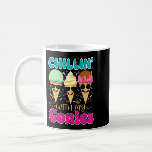Mug Glace Rétro De L'été Avec Mes Lapins