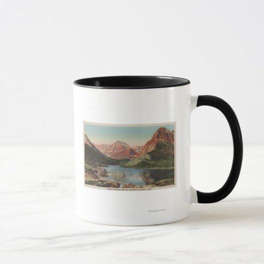 Mug Glacier, MT - Vue de la région des nombreux glacie (Droite)
