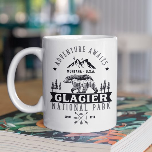 Mug Glacier National Park Montana Woodland View