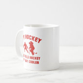 Mug Glacière de la méthode de hockey sur glace (Devant gauche)