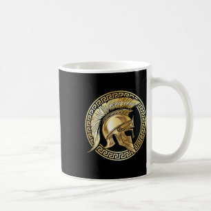 Mug Gladiateur doré casque spartiate Sparta Grec Worko
