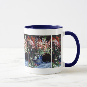 Mug Gladiolas en beaux-arts de Pierre Auguste Renoir