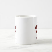 Mug Glam Glit Pickleball Queen Paddles Floral initial (Centre)