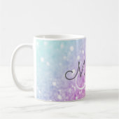 Mug Glam Iridescente Parties scintillant colorée perso (Gauche)