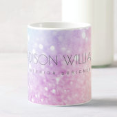 Mug Glam Iridescente Parties scintillant colorée perso