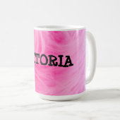 Mug Glam Pink Girly Design  (Devant droit)