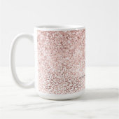Mug Glam Pink Glitzy Parties scintillant inspiration E (Gauche)
