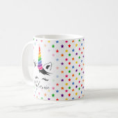 Mug Glam Rainbow Unicorn (Devant gauche)