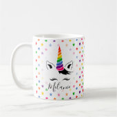 Mug Glam Rainbow Unicorn (Gauche)