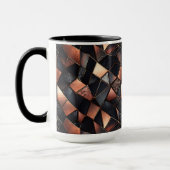 Mug Glam rose or et noir (Gauche)