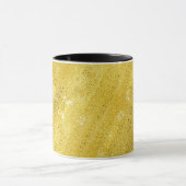 Mug Glam scintille et brillant faux motif or (Centre)