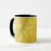 Mug Glam scintille et brillant faux motif or (Devant gauche)