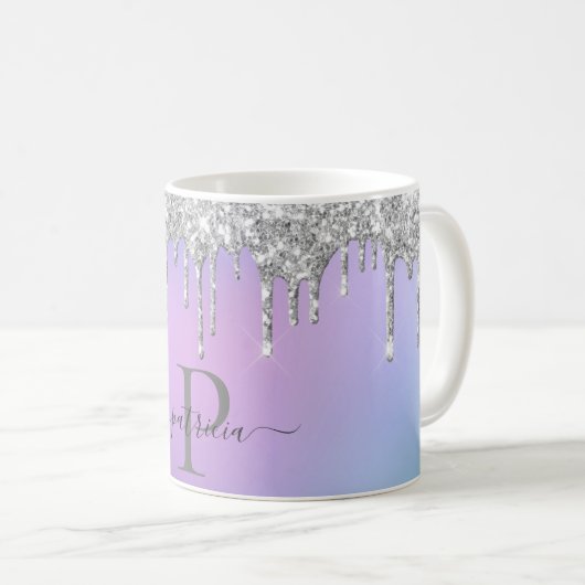 Mug Glam Silver Parties scintillant Drivers Élégant Mo (Devant droit)