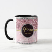 Mug Glamma Glamour Grandma Parties scintillant rose No (Gauche)