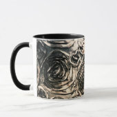 Mug Glamor Rose Bronze Or Rustique Floral Glam (Gauche)