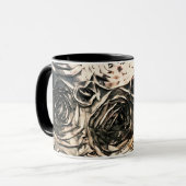 Mug Glamor Rose Bronze Or Rustique Floral Glam (Devant gauche)