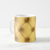 Mug Glamour D'Or : Décor Luxueux. (Devant gauche)