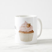 Mug Gland de Cupcake Rose (Devant droit)