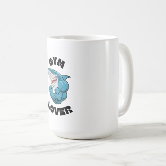 Mug Glass Gym Lover (Devant droit)