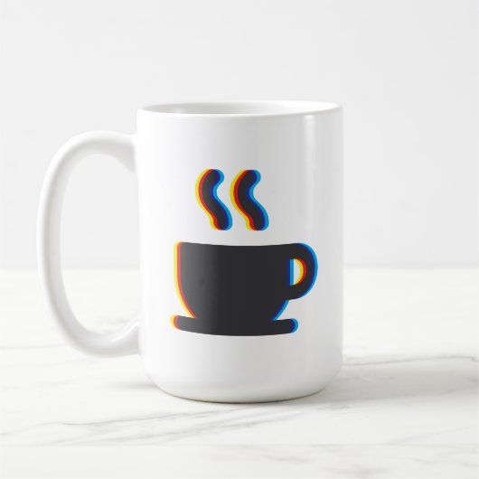 Mug Glitch à café (Gauche)