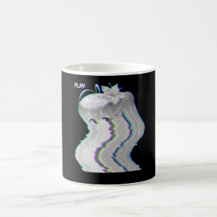 Mug Glitch Japonaise Anime Girl VHS Eboy Egirl Harajuk