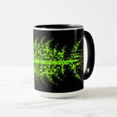 Mug Glitch Pixel Code Fish  (Devant droit)