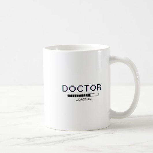 Mug Glitch Pixel Doctor Loading Humor (Droite)