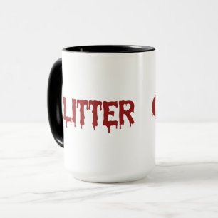 Mug Glitter en typographie de Blood