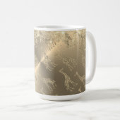 Mug Glitterie Giraffes sur Glitzy Gold (Devant droit)