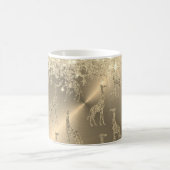 Mug Glitterie Giraffes sur Glitzy Gold (Centre)