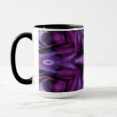 Mug Glitterie Purple Kaleidoscope Coeurs Gradient (Gauche)